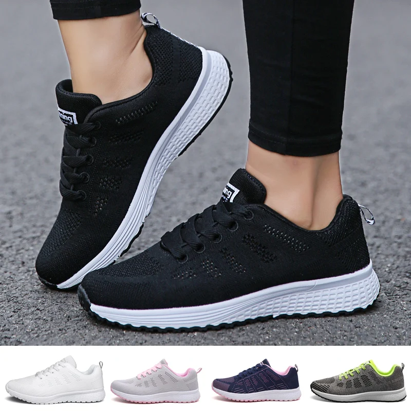 

Couple Sports Shoes Women Walking Shoes Breathable Casual Sneakers Outdoor Lightweight Trainers Size 35-44