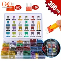 300pcs truck blade car fuse kit the fuse insurance insert the insurance of xenon lamp piece lights fuse auto accessories