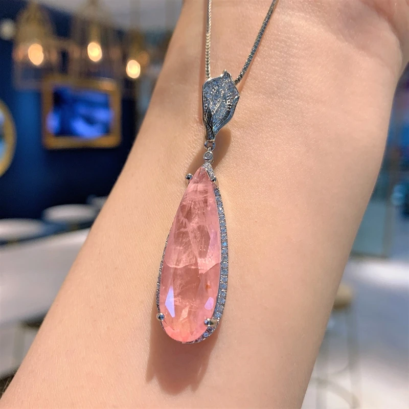 Женское ожерелье с подвеской в виде капли воды | Украшения и аксессуары