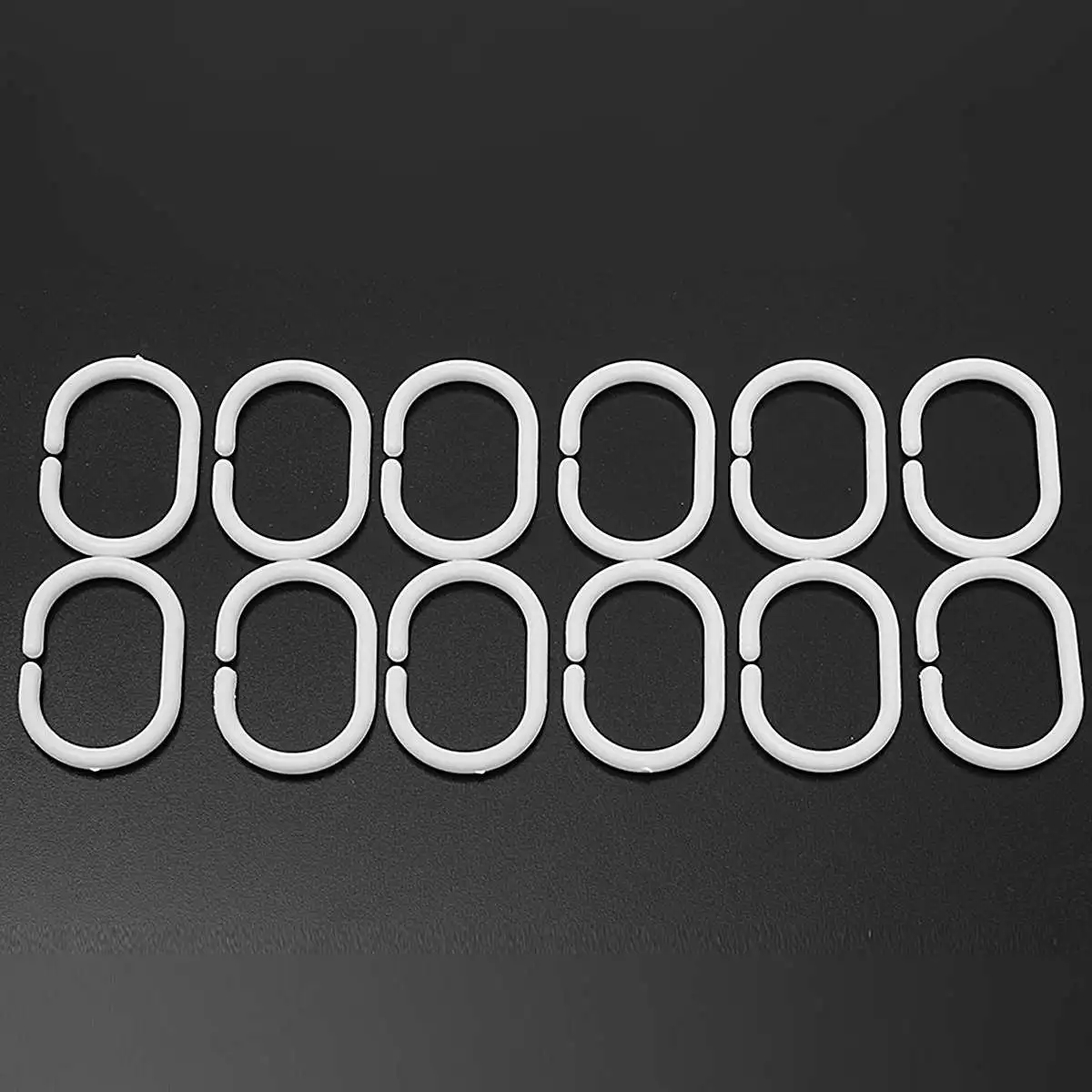 

Black/ White Waterproof Flowers Bath Shower Curtains Set Polyester Fabric Home Bathroom Curtains With 12 Hooks 150X180/180X180cm