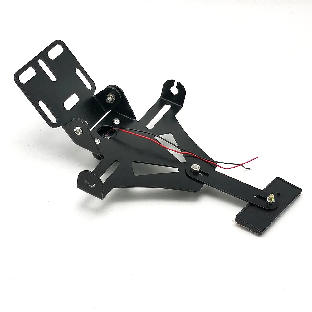 

Universal Rear Tail Tidy Fender License Plate Holder Bracket LED TailLight Mount Motorcycle Cruiser Chopper Cafe Racer Touring