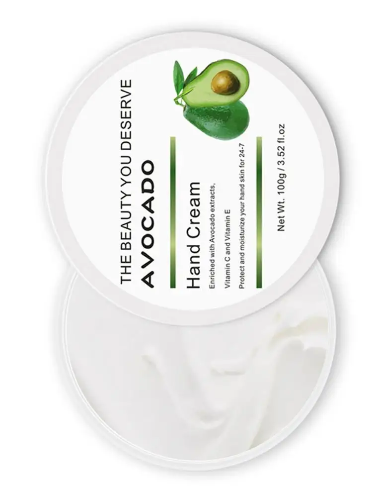 Крем для рук зеленый Растительный и фруктовый экстракт увлажняющий питательный