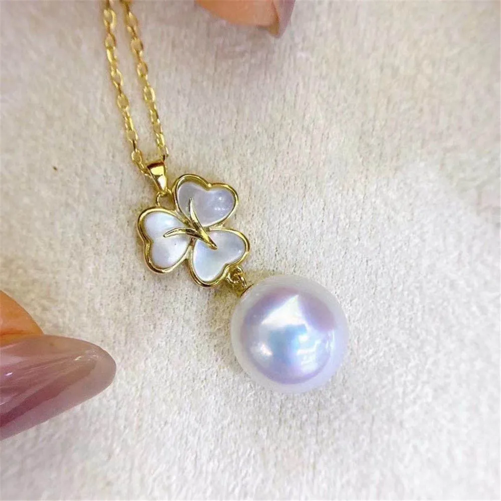 

DIY Pearl Accessories S925 Sterling Silver Concealer Beads Jade Pendant Base Empty Support For Women Making Jewelry Gift