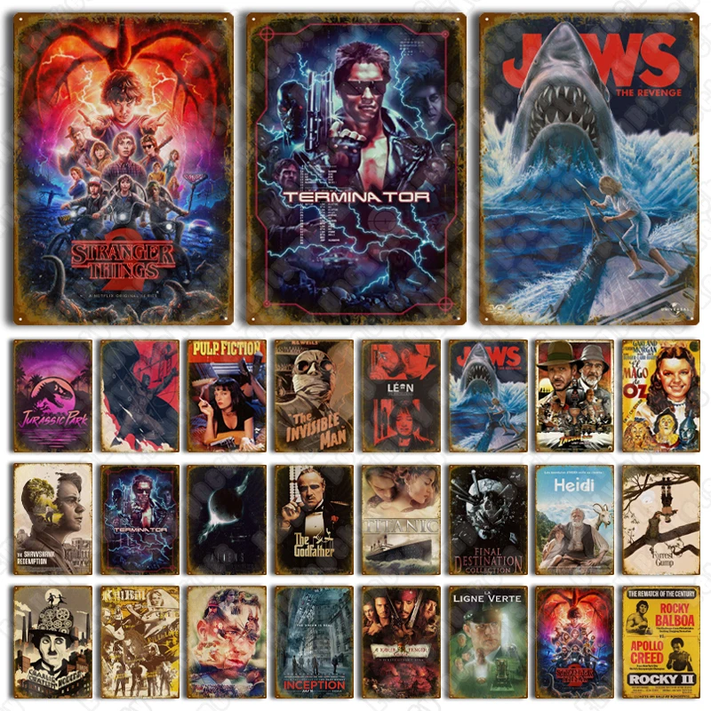 Металлический настенный плакат декор для гостиной спальни кинотеатра офиса | Дом