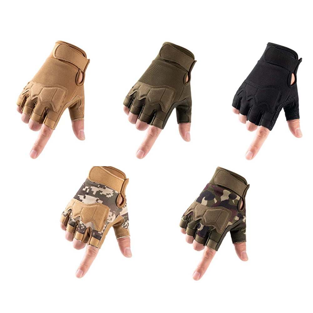 

Cycling Gloves Anti-slip Anti-sweat Fitness Mittens Half Finger Gloves Breathable Anti-shock Sports Gloves Bicycle Riding Gloves