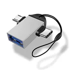 2 в 1 USB Type-CMicro USB 3,1 передача данных конвертер для Huawei Android USB OTG для планшетных ПК адаптер жесткого диска для мобильного телефона
