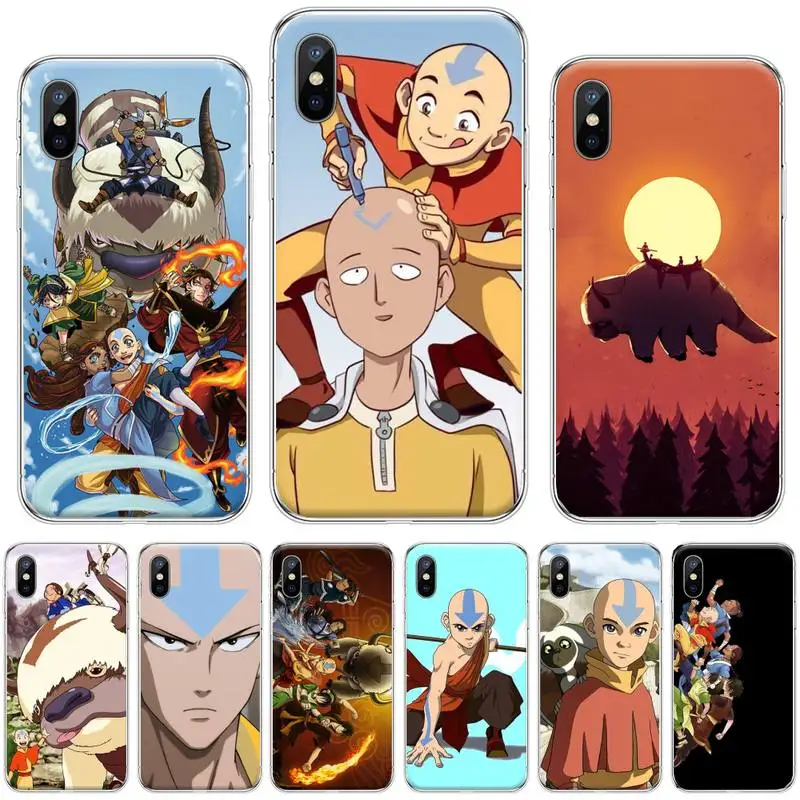 Мягкий чехол аниме Avatar The Last Airbender на заказ для телефона iphone 12 5 5s 5c se 6 6s 7 8 plus x xs xr 11