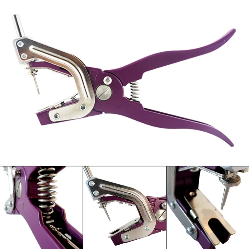 Автоматические плоскогубцы для закрепления ушных бирок аппликатор с животными