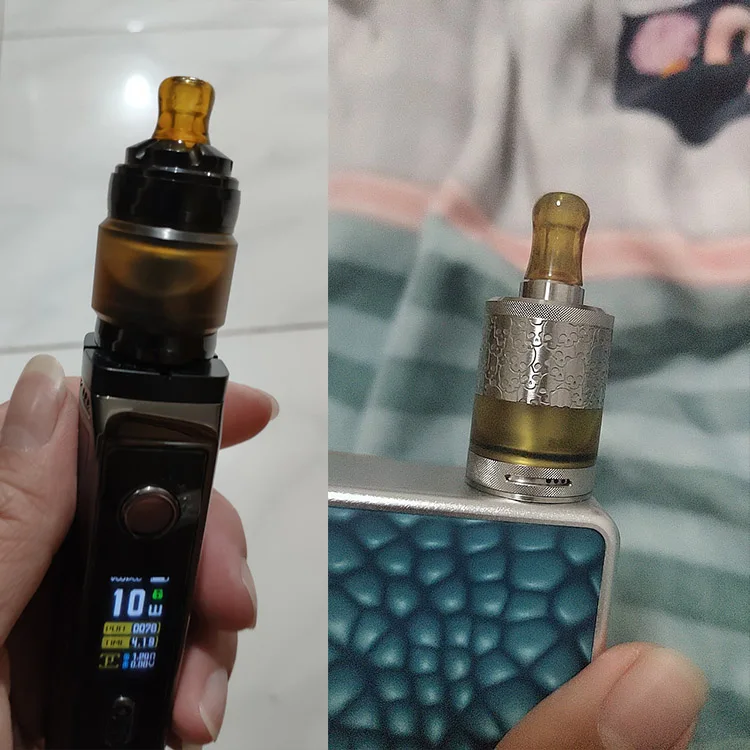 Cloudworkz супер отполированный Smoothy POM 510 MTL капельный наконечник PEI анти колющий вейпа