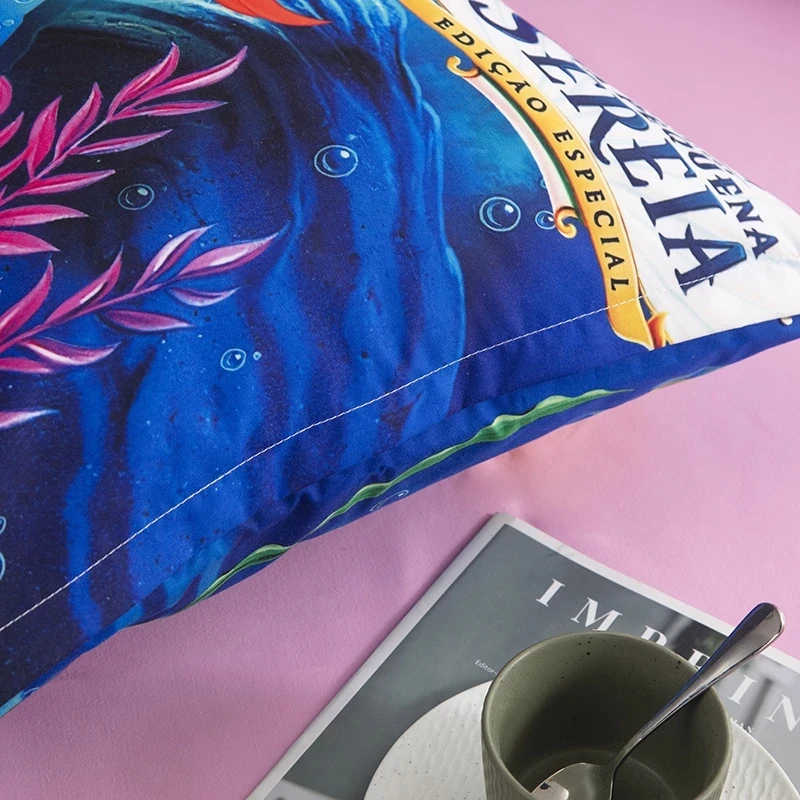 

Cartoon Disney Little Mermaid Ariel Printed Bedding Sets for Childrens Girls Bedroom Decor Cotton Duvet Cover Set