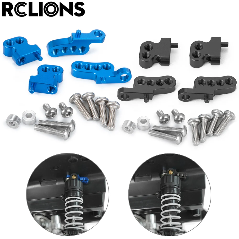 

Комплект ударопрочных башен RCLIONS 4 шт. Tamiya для установки на переднюю и заднюю части 1/14 Tamiya для трактора грузовика, прицепа для скалолазания, г...