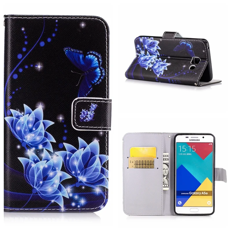 Кожаный чехол-книжка для Samsung Galaxy J1 J2 J3 J5 J7 2016 A3 A5 2017 A8 2018 Core Prime Grand G531 S5 Neo S6 S7 edge S8 S9