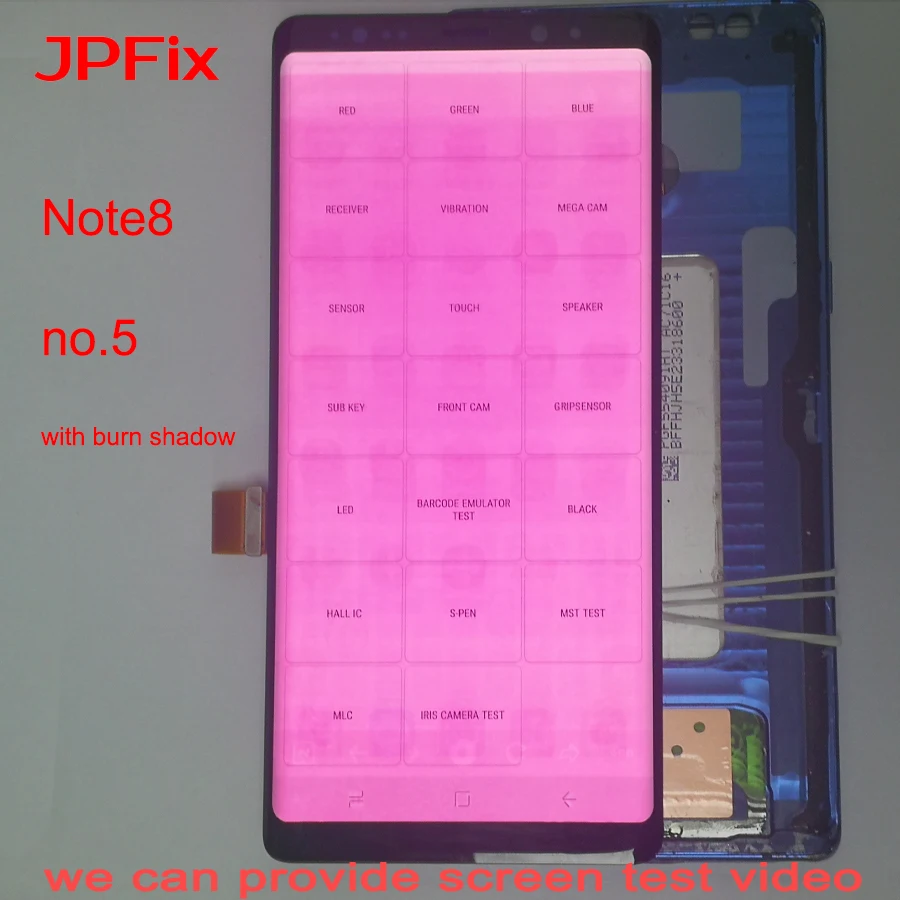 ЖК-дисплей JPFix для SAMSUNG Note 8 N950F панель из стекловолокна сменный дигитайзер |
