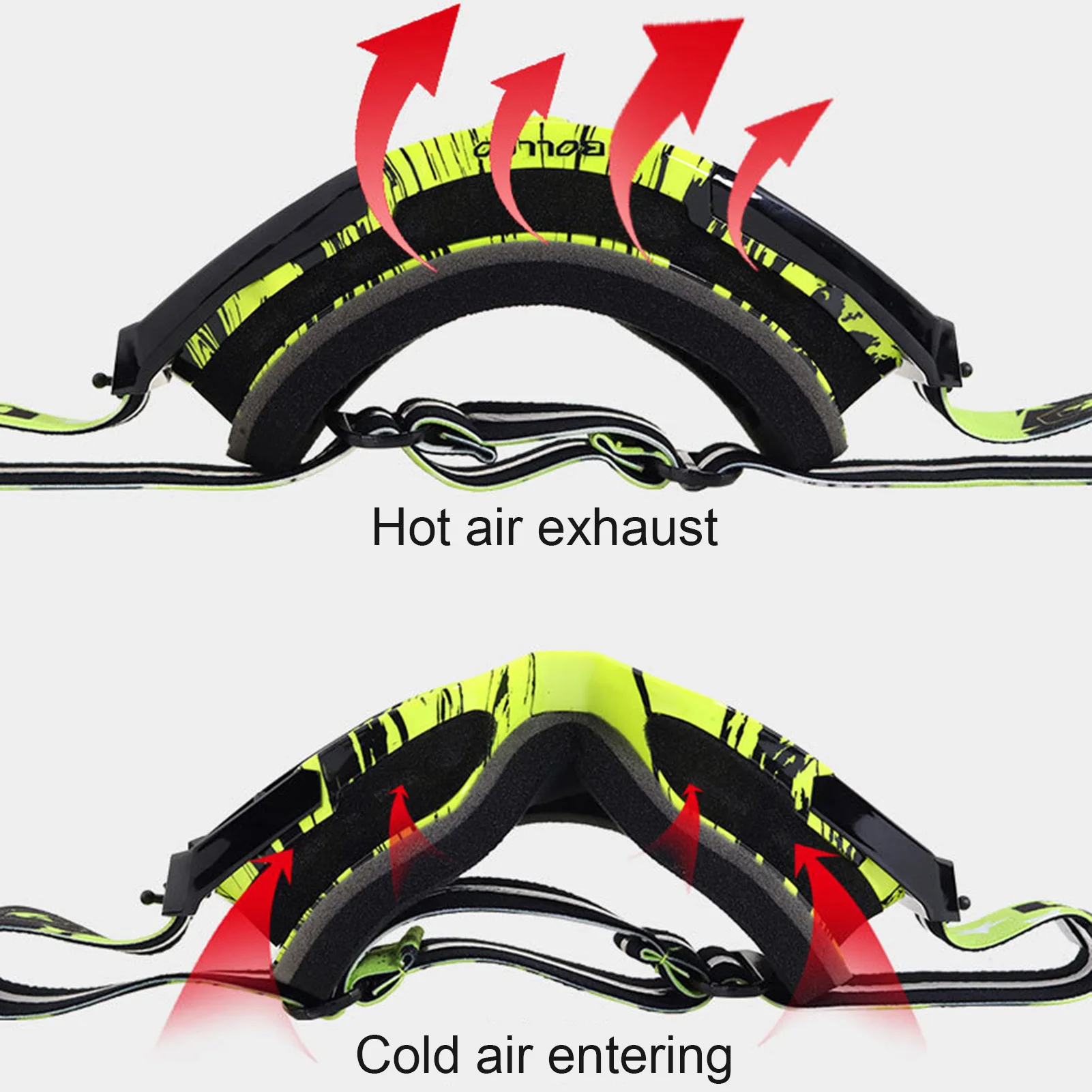 

Ski Goggles Outdoor Windproof UV-proof Riding Glasses PC lenses sun-proof wind-proof dust-proof anti-ultraviolet anti-fog