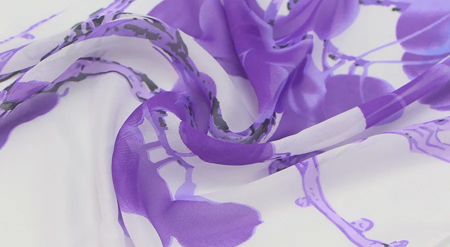 

50*160CM New High Quality Fashion Ink Painting Ladies Printed Chiffon Long Scarf Wholesale Four Seasons Scarves Fashion Adult