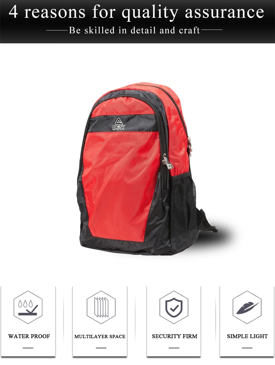 Пиковая спортивная сумка для мужчин и женщин школьная альпинизма в помещении на