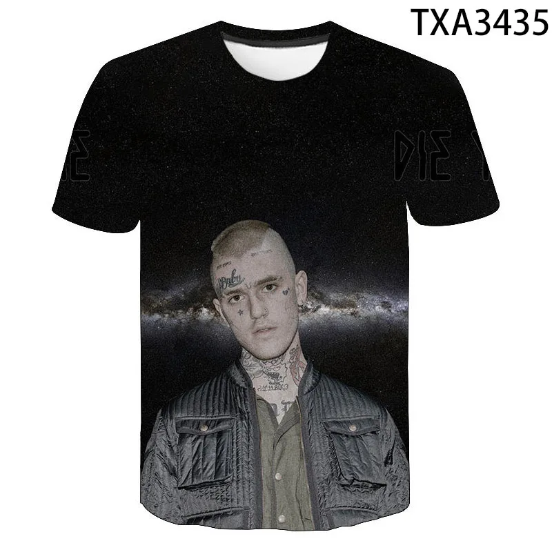

Summer New Urban Men's And Women's 3D Printed T-Shirts Streetwear Lil Peep Casual And Fun Oversized Comfortable O-Neck Top