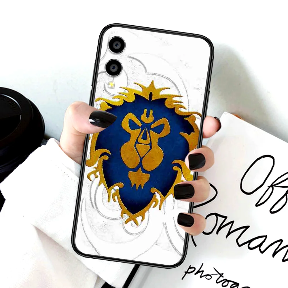 

World of-Warcrafts Logo Phone Case For Huawei Honor 6A 7A 7C 8 8A 8X 9 9X 10 10i 20 Lite Pro Play black Prime 3D Waterproof