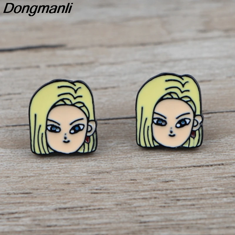 

1 Pair Japanese Anime Uzumaki Earrings Cute Studs Earrings For Womens Enamel Stainless Steel Pierce Earrings Jewelry Gifts K1228