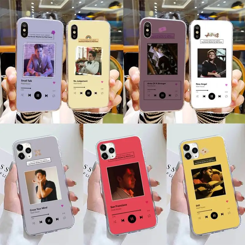 

Niall Horan One Direction Band Phone Case for iPhone 11 12 13 mini pro XS MAX 8 7 6 6S Plus X 5S SE 2020 XR cover