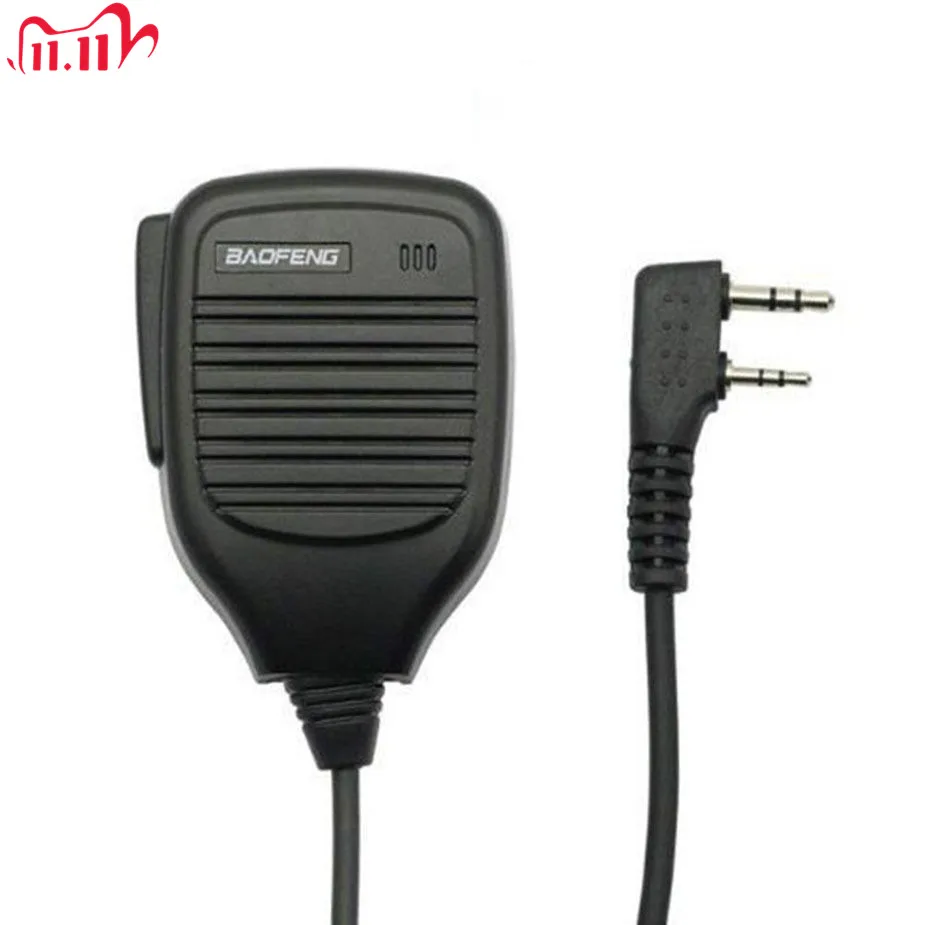 Baofeng Динамик 2 Pin BF S112 3 5 мм до портативные рации двухстороннее иди и болтай Walkie Talkie