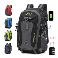 Anti-theft Mountaineering Waterproof Backpack Men Riding Sport Bags Outdoor Camping Travel Backpacks Climbing Hiking Bag For Men