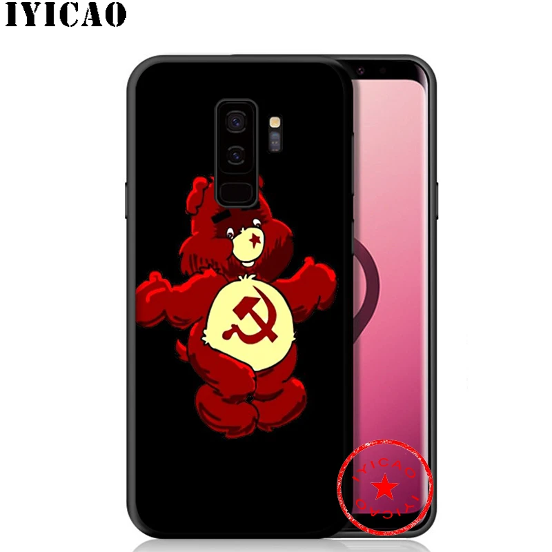 IYICAO Русский Флаг с медведем мягкий чехол для samsung Galaxy S10e S10 S9 S8 Plus S6 S7 Edge Note 10 9 8 TPU |