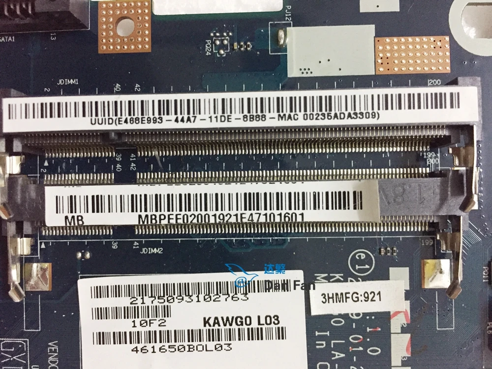 Материнская плата KAWG0 для ноутбуков acer 5516 5517 материнская ноутбука MBPEE02001 100%
