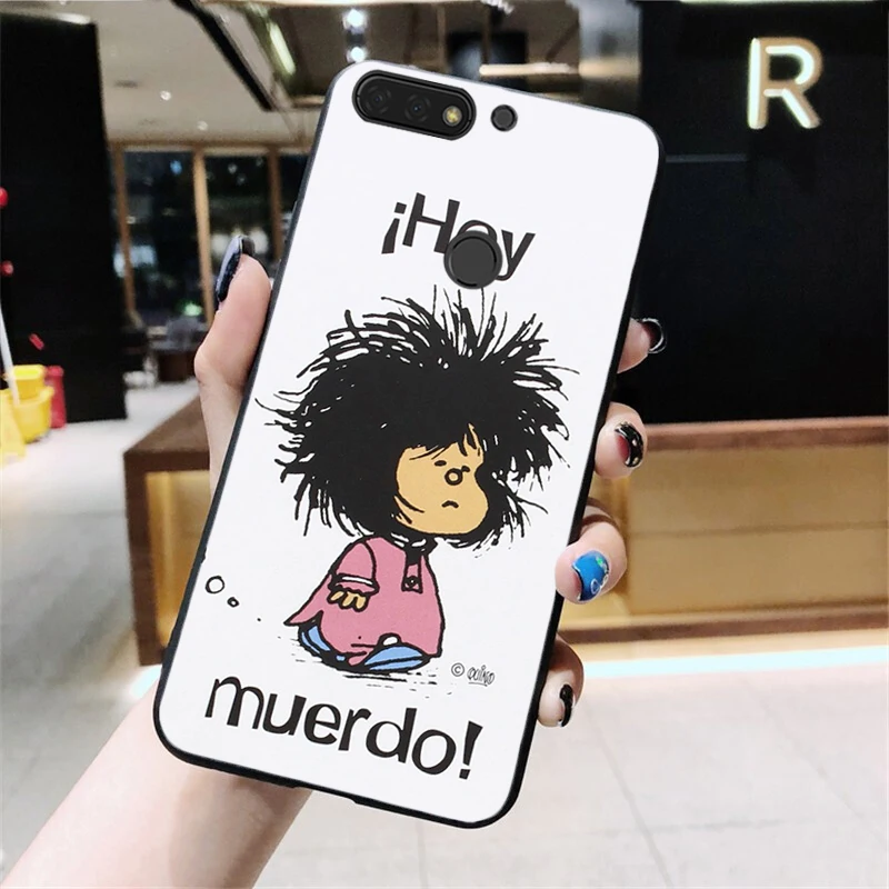 

Mafalda Phone Cases For Huawei Honor 7C 7A 8X 9X 8A 10i 20S 8C 8S 9A 9S 10X lite
