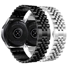 Ремешок для часов Samsung Galaxy Watch Active 2 Gear S3 Watch 3 45 мм, браслет из нержавеющей стали для Huawei Watch GT3 GT2, металлический браслет 20 мм 22 мм