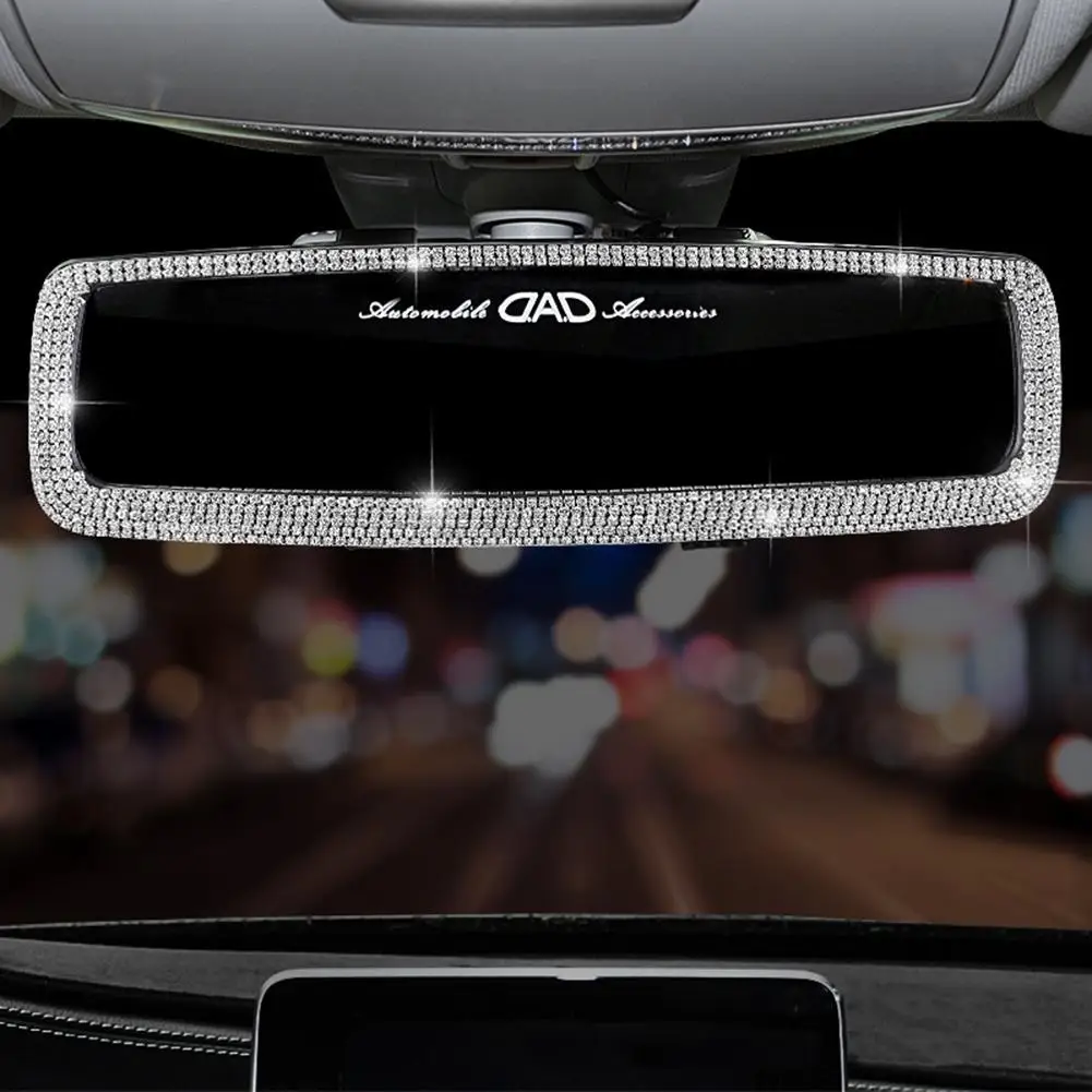 Внутреннее зеркало заднего вида стразы украшение из кристаллов Алмазное женские