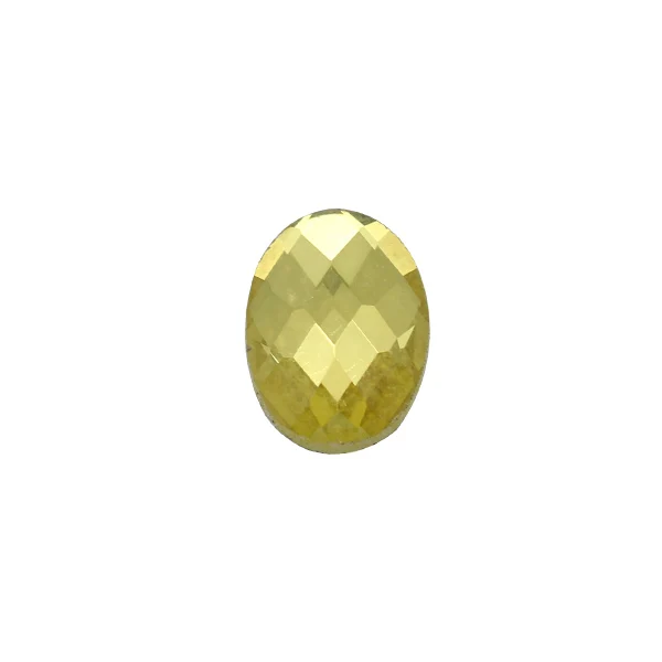 jonquil 20p 8x10 мм Овальный цветной стеклянный камень с плоской задней поверхностью без горячей фиксации граненые хрустальные стразы Драгоценности кабошон Кнопка скрапбук ремесло - Цвет: jonquil