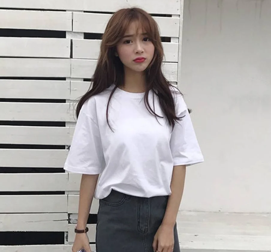 

Coat blouse spring summer 2021 new student loose autumn medium length Shirt Long Sleeve Top