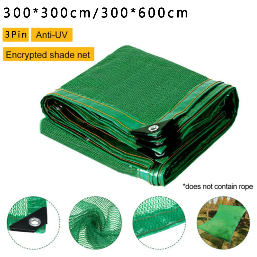 

Anti-UV Sunshade Net Outdoor Garden Sunscreen Sunblock Shade Cloth Plant Cover Plant Gazebo Balcony Shade Netting Cloth NEW