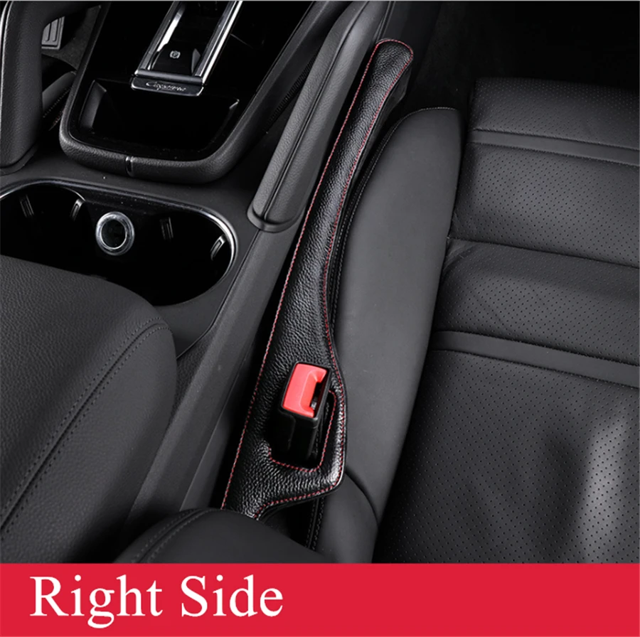 

Leather Car Seat Gap Filler Pockets Seats Leak Stop Pad Soft Padding Right Side