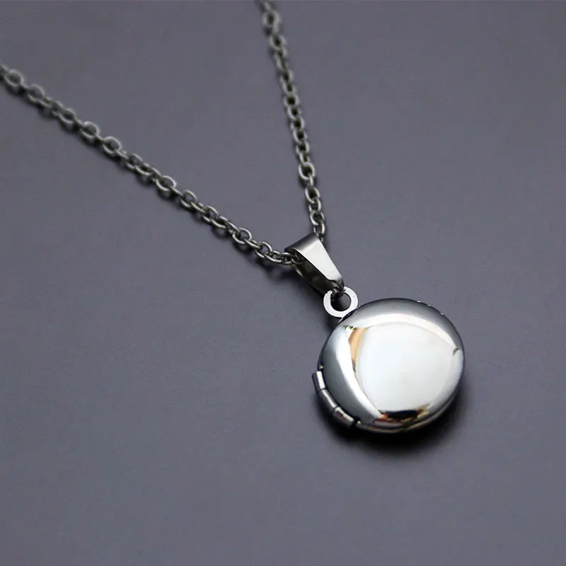 1 шт. крошечный глянцевый круглый кулон фоторамка геометрические Подвески