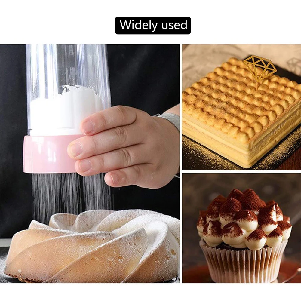

Multifunctional Rotating Flour Sieve 60 Mesh Handheld Flour Sieve Circular Sample Powder Sieve Kitchen Tool