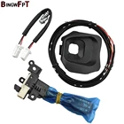 Новый переключатель круиз-контроля для Toyota Land Cruiser Prado 84632-34011 + 45186-0G030-C0, черная крышка рулевого колеса, провод + винты
