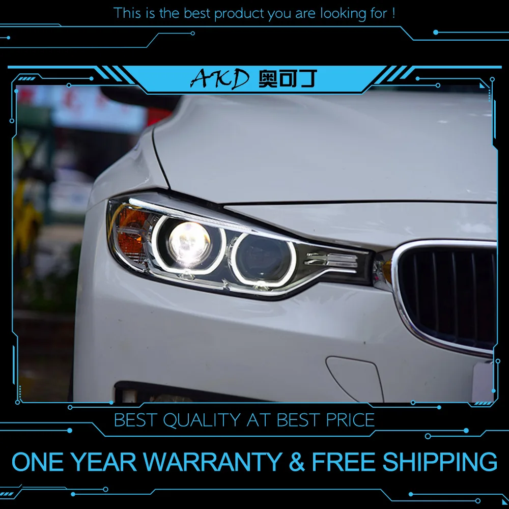 АКД автомобильного тюнинга фары для BMW 3 серии F30 320i 320Li светодиодные DRL