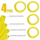 4pcsset 1m Clear Oil Pipe PU Petrol Fuel Gas Line Hose 2mmx3.5mm2.5X5mm3X5mm3x6mm String Trimmer Chainsaw Blower Engine