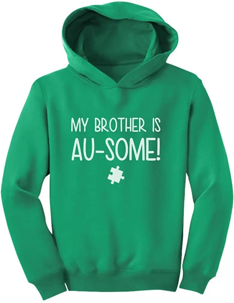 TeeStars My Brother is Au Some Autism awarency Siblings Толстовка для малышей| |