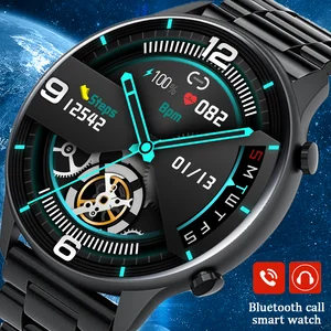 2021 new bluetooth call smart watch men pedometer watches ip68 waterproof heart rate smartwatch for xiaomi huawei support hebrew free global shipping