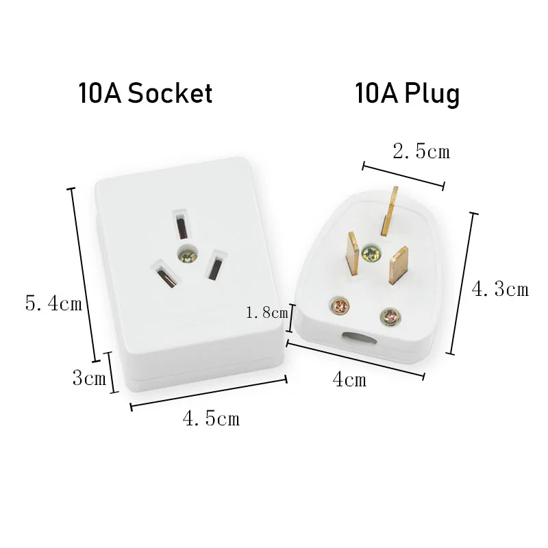Настенная розетка 10A16A 2 шт. трехступенчатая бакелитовая электрическая для
