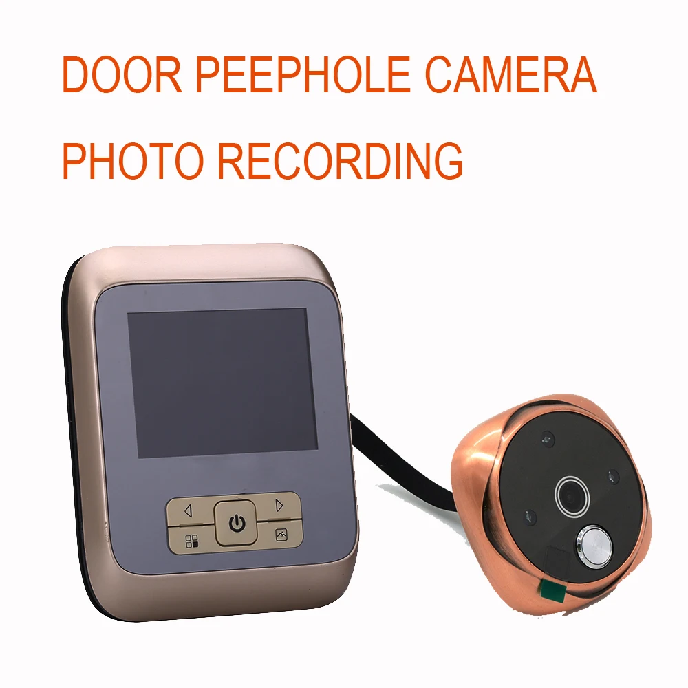 Умный дверной глазок с ЖК-экраном 3 дюйма электронный инфракрасный ночник для
