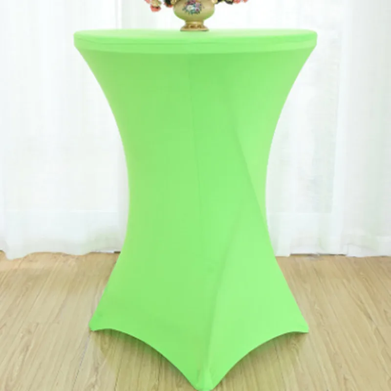 Эластичные эластичные скатерти из лайкры и спандекса 10 шт.|spandex cocktail table cover|table covers