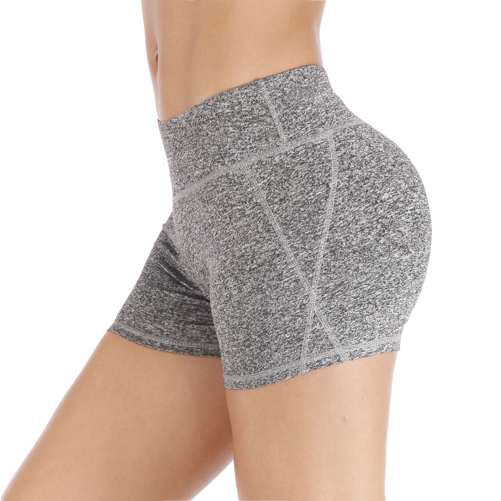 Dragon Fit Высокая талия спортивные короткие женские леггинсы для бега фитнеса шорты