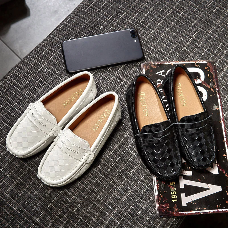 2020 весенняя обувь из натуральной кожи Обувь для мальчиков Мокасины Женская на