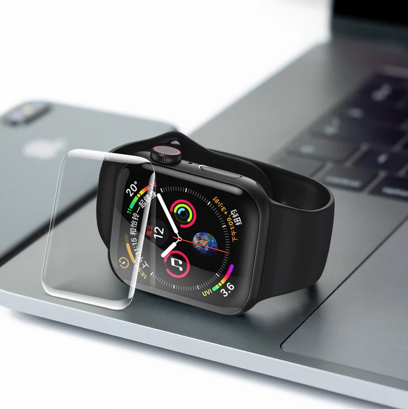 Защитное стекло для экрана apple watch band 44 мм 40 iwatch series 5 4 3 2 1 42/38 пленка из закаленного