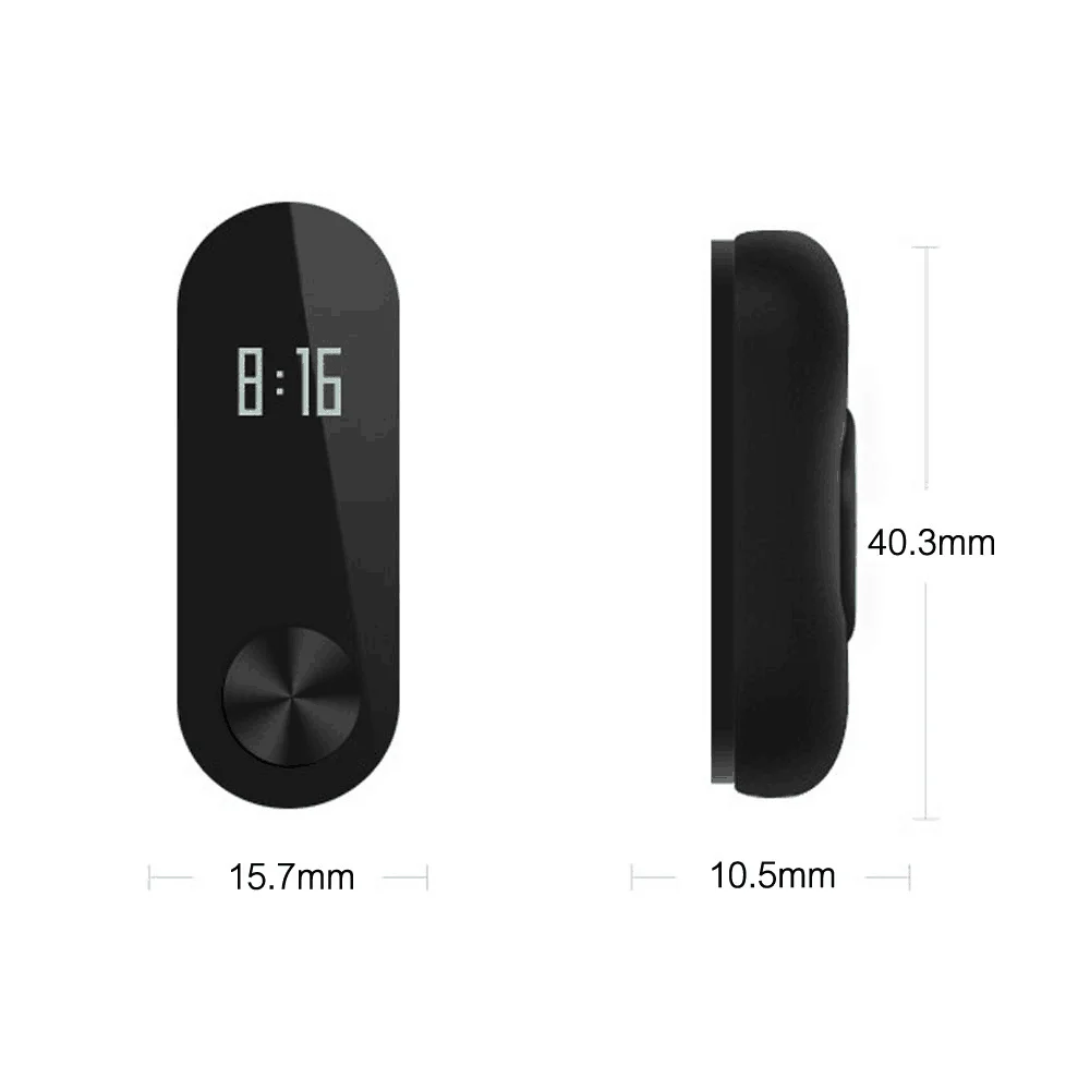 Смарт браслет Xiaomi Mi Band 2 Miband с пульсометром для Android iOS сенсорная панель OLED