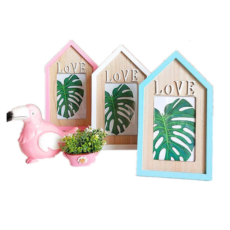 Деревянные рамки для фотографий в скандинавском стиле креативная